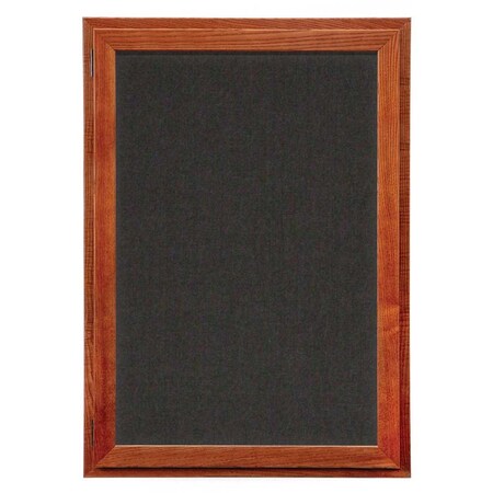 United Visual Products Outdoor Enclosed Combo Board, 72"x36", Black Frame/Grey & Dark Spruce UVCB7236ODB-GREY-DRKSPR